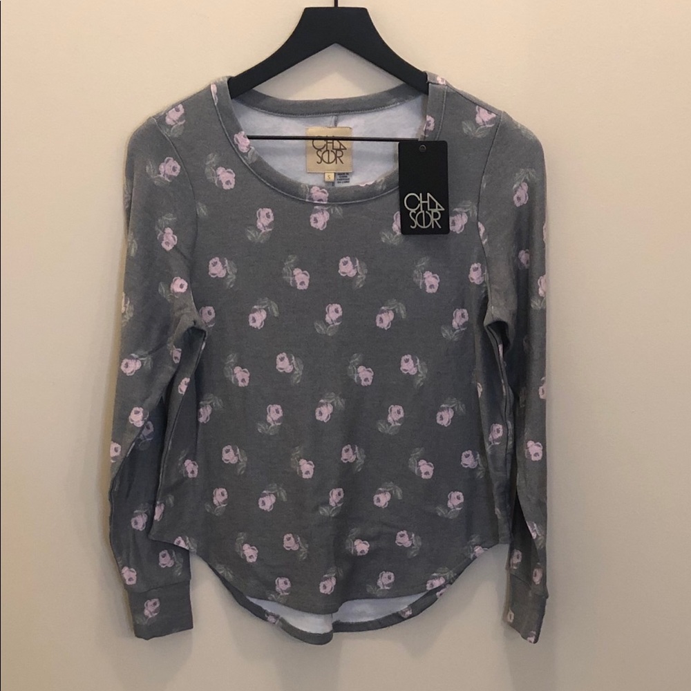 NWT Chaser Floral Cozy Pullover